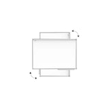 thumbnail of ALLboards Lavagna magnetica cancellabile a secco bianca 180×90 cm CLASSIC A7