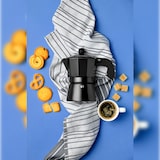 thumbnail of San Ignacio - Florence 3-Tassen-Kaffeemaschine aus schwarzem Aluminium