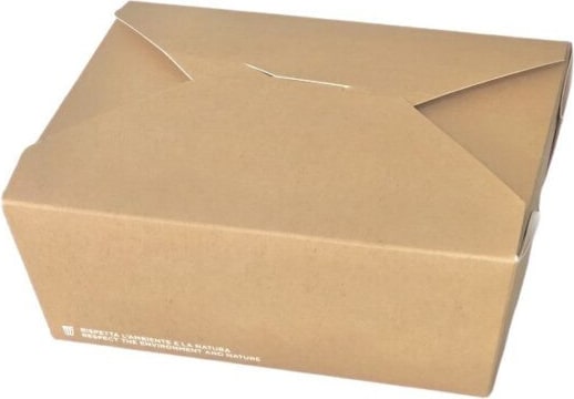 Boîte repas jetable 15x12x6,5h cm - 160 pièces - Ecobioshopping | METRO