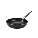 thumbnail of Pentole Agnelli, Padella svasata alta in alluminio antiaderente AlBlack 3mm, 1 manico, 28 cm, ALSC111BSSC28