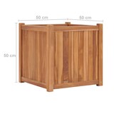 thumbnail of vidaXL Hochbeet 50x50x50 cm Massivholz Teak