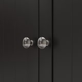 thumbnail of HOMCOM armario de cocina armario despensa cocina con 2 puertas y 16 estantes alacena moderna con estantes ajustables 60x30x104 cm negro