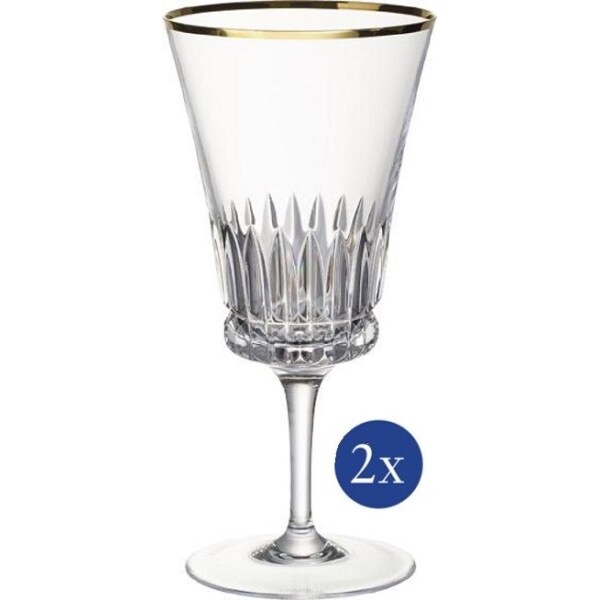 Villeroy & Boch Grand Royal Gold Wasserkelch Set 2tlg. je 20cm 390ml