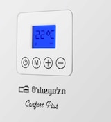 thumbnail of Orbegozo panel radiante REH 1500 A, pantalla LCD, programador diario y semanal, termostato digital, control táctil, 1500 W