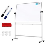 thumbnail of Mobiles Board, Serie: TM Idea/Flex – mit doppelseitiger Whiteboard-Oberfläche, drehbar, 150×100 cm