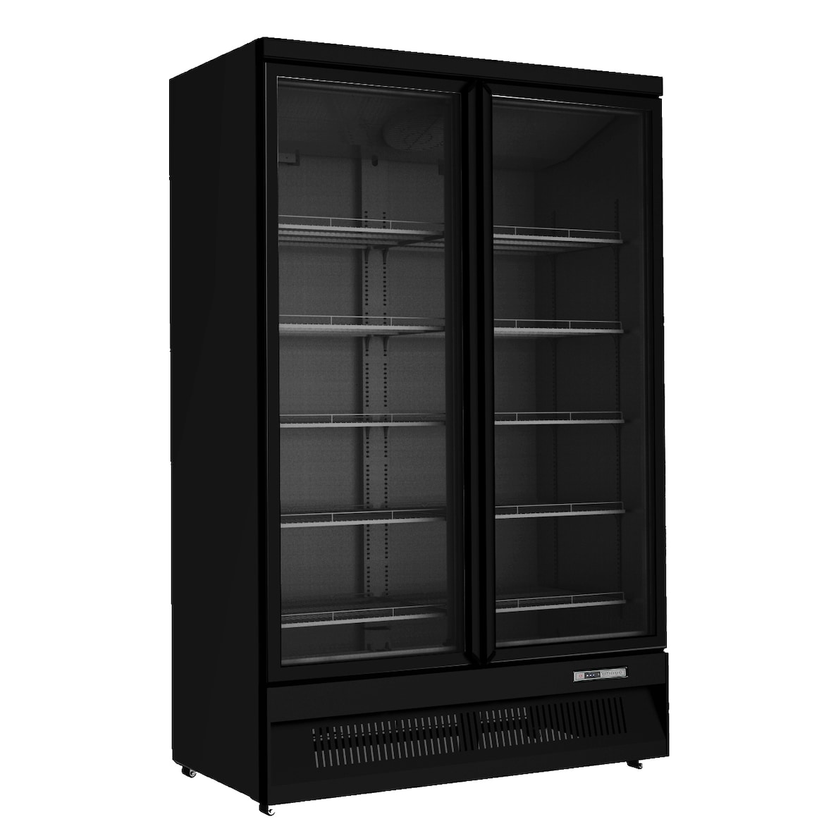 L2G - ASTRA006 - Vitrine murale LS, groupe loge, -18/-22°c, classe 3l1, 2 p.vitrees, couleur noire (int/ext)