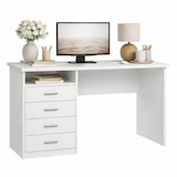 thumbnail of WellHome - Mesa de Escritorio con 4 Cajones en color Blanco 111 x 49 x 76 cm - Segre White