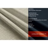 thumbnail of Bettwäsche Mikrofaser 135 x 200 Beige Ecru Meliert mit Paspel 2tlg