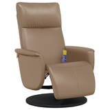 thumbnail of vidaXL Massagesessel mit Fußteil Cappuccino-Braun Kunstleder
