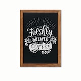 thumbnail of Tableau noir Europel cadre bois naturel 42x60cm, 356220