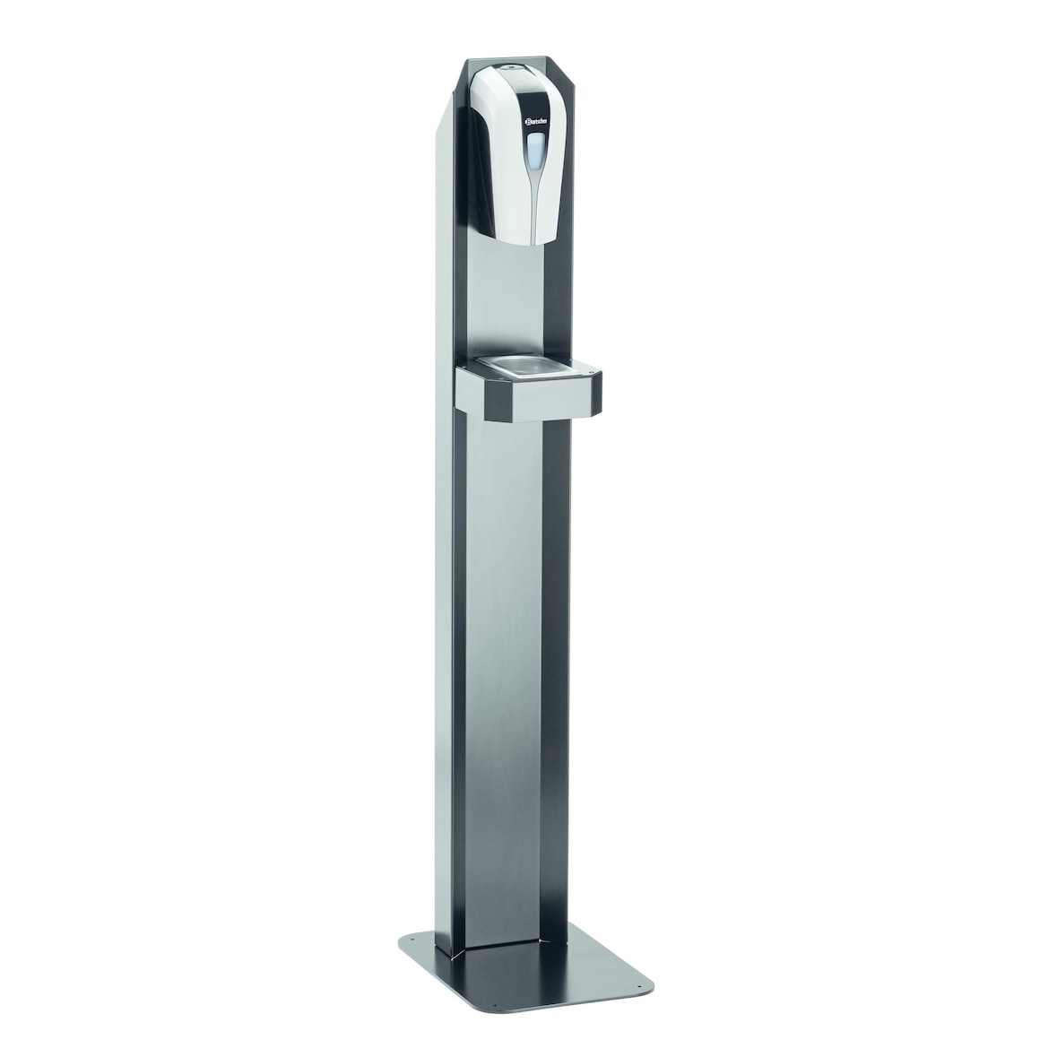 Desinfectiezuil D2 1400 | 1 sokkel & 1 zuil | 220x225x1400(h)mm