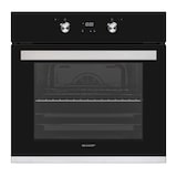 thumbnail of SHARP Pyrolyse Backofenset S1-61D27ITK-DE, Einbauherdset (Induktion-Glaskeramik-Kochfeld, A, 69 Liter)