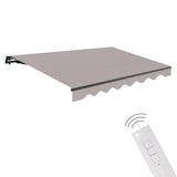 thumbnail of Wasabi - Toldo Motorizado Exterior 3x2,5 Gris – Mando a Distancia – Lona Protección Solar