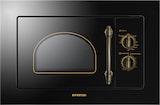 thumbnail of INFINITON Microondas Integrado IMW-RU20, 20 Litros, 800 W, Función Grill 1000W, Acabado Rustico, Negro
