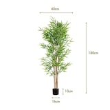 thumbnail of Pianta artificiale Bambù verde 180cm | Naturing Monde - Interno - Tronco naturale