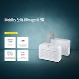 thumbnail of Unold Mobile Split Klimaanlage 5K 86320 - 5000 BTU leise 44 dB Caravan 3in1