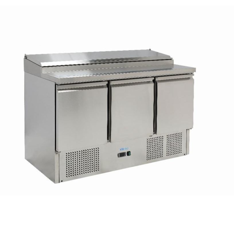 Mesa saladette de preparación 392L  3 puertas Forcold G-PS300-FC