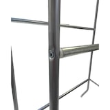 thumbnail of SCHULTE Regalwelt Getränkekistenregal für bis zu 4 Kisten, 118x61x41 cm (HxBxT), Traglast pro Ebene 40 kg, silber, Getränkeregal, Bierkistenregal