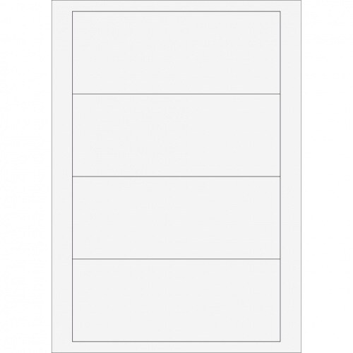 Schild I Beschriftungsetiketten, für Türbeschilderungsserie Silver, 180x72mm, 40 Stück/VE