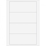 thumbnail of Schild I Beschriftungsetiketten, für Türbeschilderungsserie Silver, 180x72mm, 40 Stück/VE