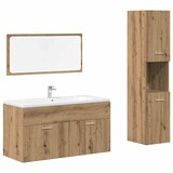 thumbnail of vidaXL 3-tlg. Badmöbel-Set Artisan-Eiche Holzwerkstoff 38,5x90x46cm