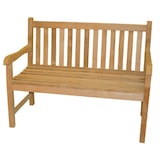 thumbnail of Premium Teak Gartenbank Picadelly Sitzbank Holzbank Teakbank Parkbank nachhaltig 120cm : 120 cm