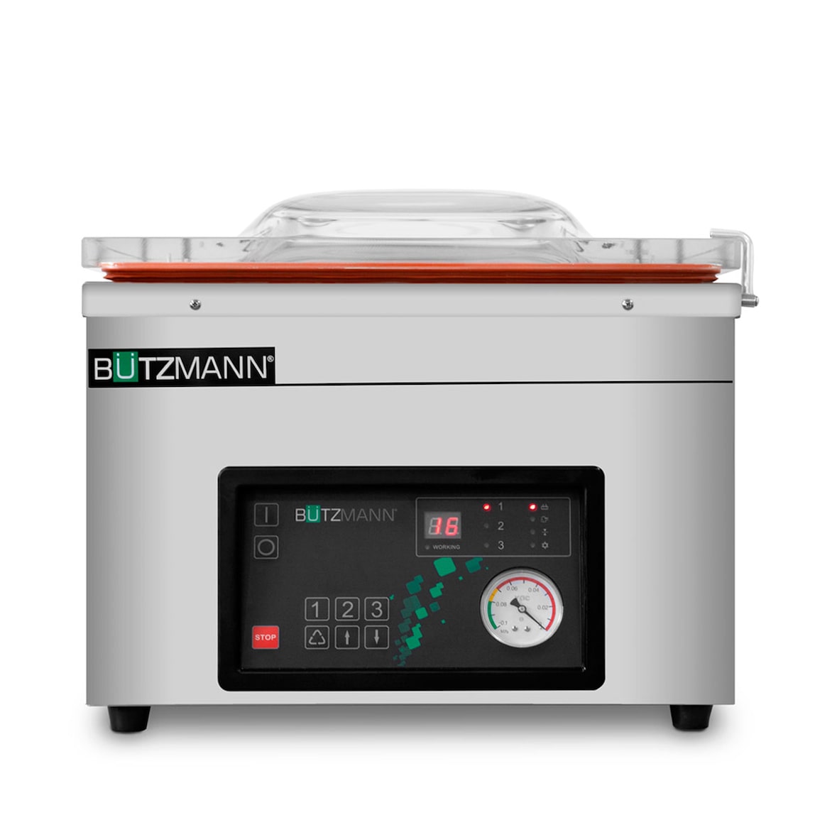 Vacuümverpakkingsmachine met 2 sealbanen van 42 cm BÜTZMANN W-40