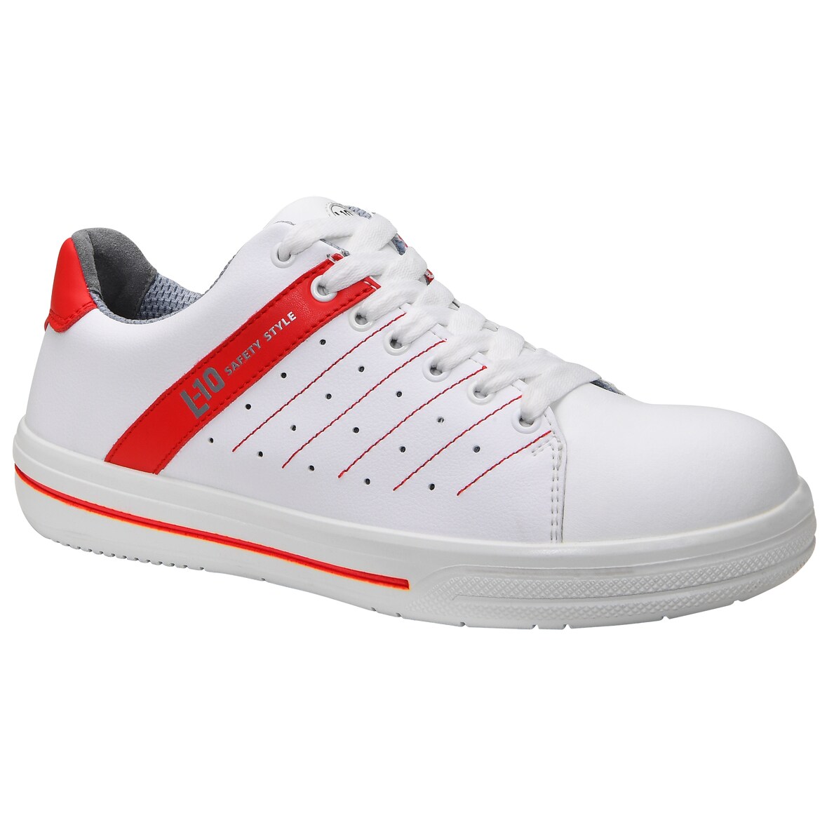 ELTEN Berufshalbschuh NORRIS white-red Low ESD O1 Größe 37