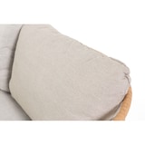 thumbnail of Conjunto de jardín estilo boho chic con sofá rinconero de ratán sintético y dos mesas de centro de metal, 5 plazas, con cojines – Tivoli Corner