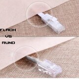thumbnail of 2m Flach CAT6 LAN Kabel Schwarz – High-Speed Ethernet Netzwerkkabel, Gigabit, RJ45 Patchkabel, Ultra Slim für Router, PC & Smart TV