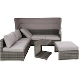 thumbnail of Rattan Lounge mit Aluminiumgestell San Marino  
1