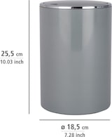 thumbnail of WENKO Schwingdeckeleimer Mod. Inca Grey, hochwertiger Kunststoff, 5 Liter