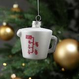 thumbnail of Weihnachtsbaumschmuck Messbecher Glas Küchenhelfer H: 7,5cm weiß