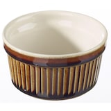 thumbnail of METRO Professional Auflaufform, Steingut, 9 x 9 x 5 cm, rund, backofenfest, braun, 6 Stück