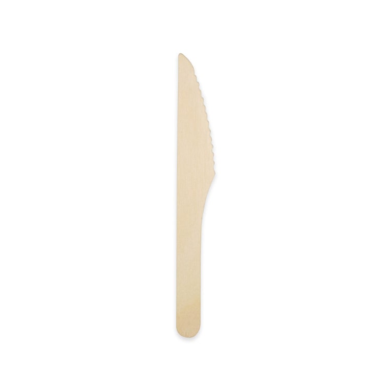 MONOUSO - Coltello di Legno 16,5m (250 Pezzi)