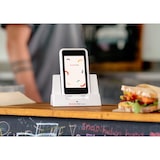 thumbnail of DISH Pay Now - lettore di carte contactless con stazione di ricarica, 7.55 x 1.47 x 14.05 cm, bianco