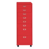 thumbnail of PROREGAL Rollcontainer | HxBxT 115x40x41 cm | Metall 8 Schubladen | Rot | Schubladenschrank Stahlschrank Aktenschrank