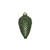 thumbnail of 6 Christbaumschmuck Kiefernzapfen 8cm Kunststoff Weihnachtsschmuck Anhänger matt