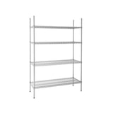thumbnail of Vogue stalen draadrek met verstelbare planken 1220x1853x460mm