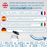 thumbnail of Tampas metálicas universais pretas 53mm - 50 unid para frascos de compotas e conservas