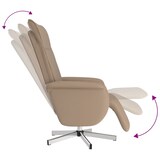thumbnail of vidaXL Relaxsessel mit Fußteil Cappuccino-Braun Kunstleder