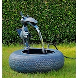 thumbnail of HI 57223 Metallbrunnen mit Vogel und Elektropumpe für innen und aussen
