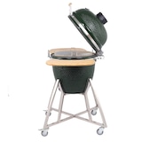 thumbnail of Tarrington House Kamado houtskoolbarbecue Naggado, Ø 47 cm, Divide & Conquer kooksysteem, opbergtafel, verrijdbaar, keramisch/roestvrij staal, groen