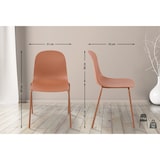 thumbnail of Lot de 2 chaises Hardin Terre cuite