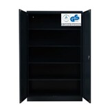 thumbnail of PROREGAL Stahlschrank BEE mit 7 lackierten Fachböden | HxBxT 195x120x42cm | Anthrazit-Anthrazit | Werkstattschrank Werkzeugschrank Aktenschrank