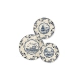 thumbnail of Excelsa service 12 assiettes Les Voyages céramique multicolore
