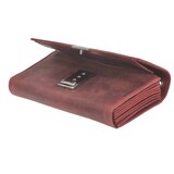 thumbnail of Greenburry Kellnerbörse Leder Kellnertasche Portemonnaie Taxibörse rustikal rot rusty red