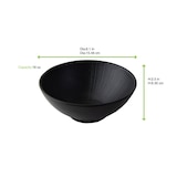 thumbnail of ECOLOMIQUE - 12 Pcs - Bol noir réutilisable Black Phoenix - 500 ml, Hauteur: 62,5 mm - ECO294RPBOL500