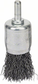 thumbnail of Pinselbürste, gewellt, 0,3 mm, 25 mm, 4500 U/ min