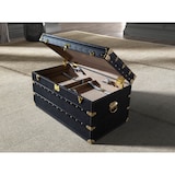 thumbnail of Angel Cerdá Baule in pelle nera 5159C 93 x 54 x 50